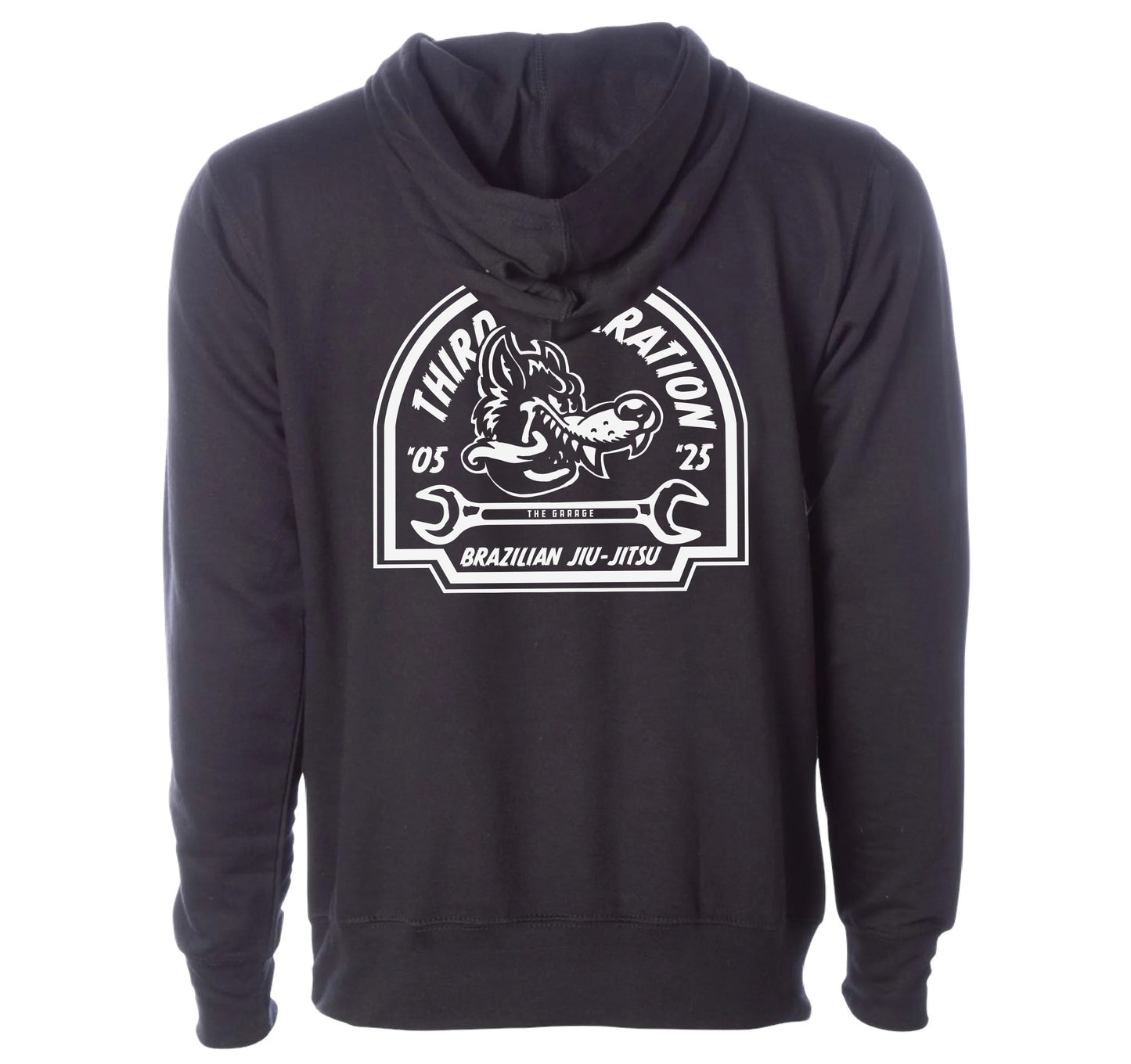 Hoodie: 3G 20th - The Garage Era Wolf and Wrench