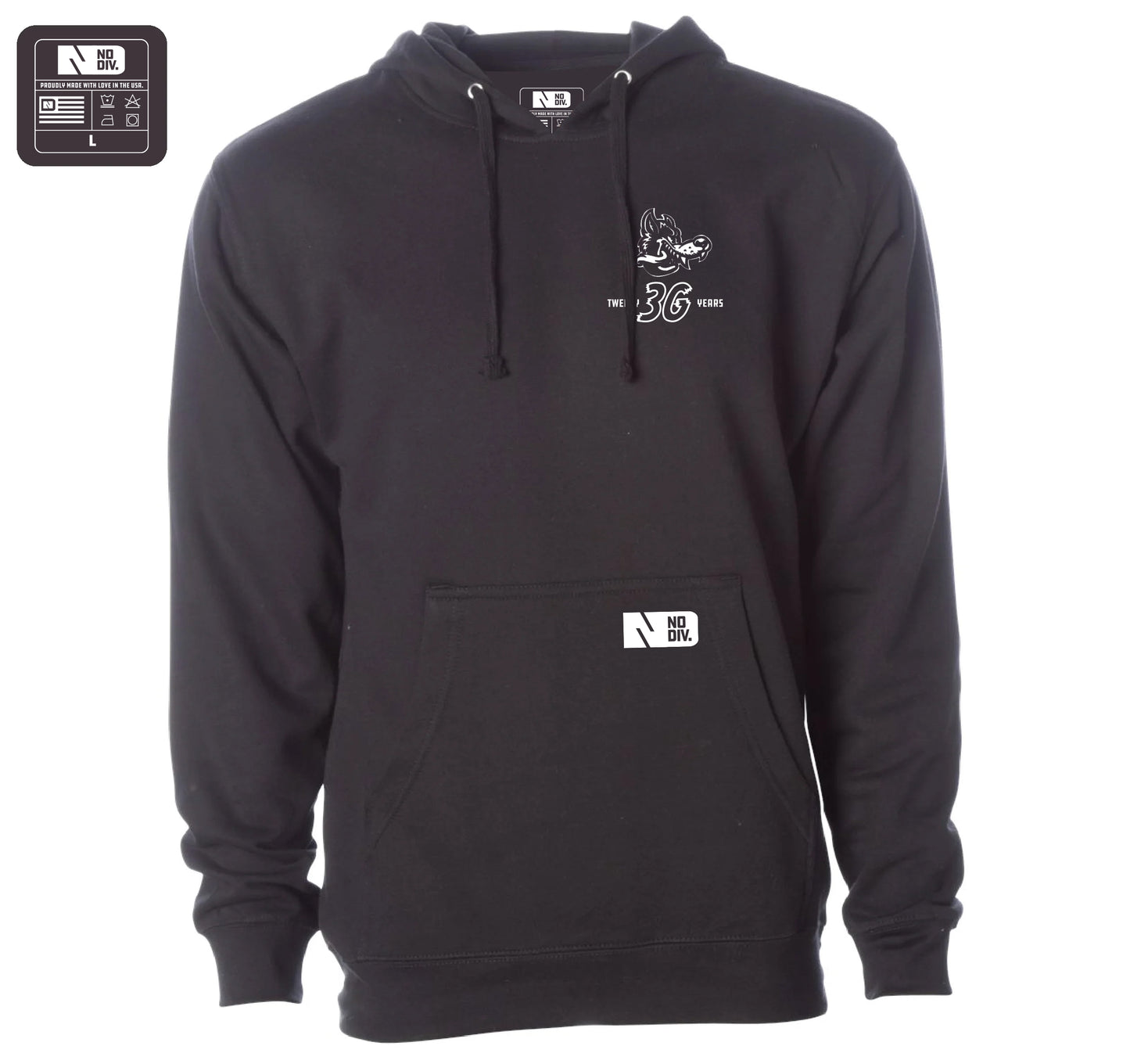 Hoodie: 3G 20th - The Garage Era Wolf and Wrench