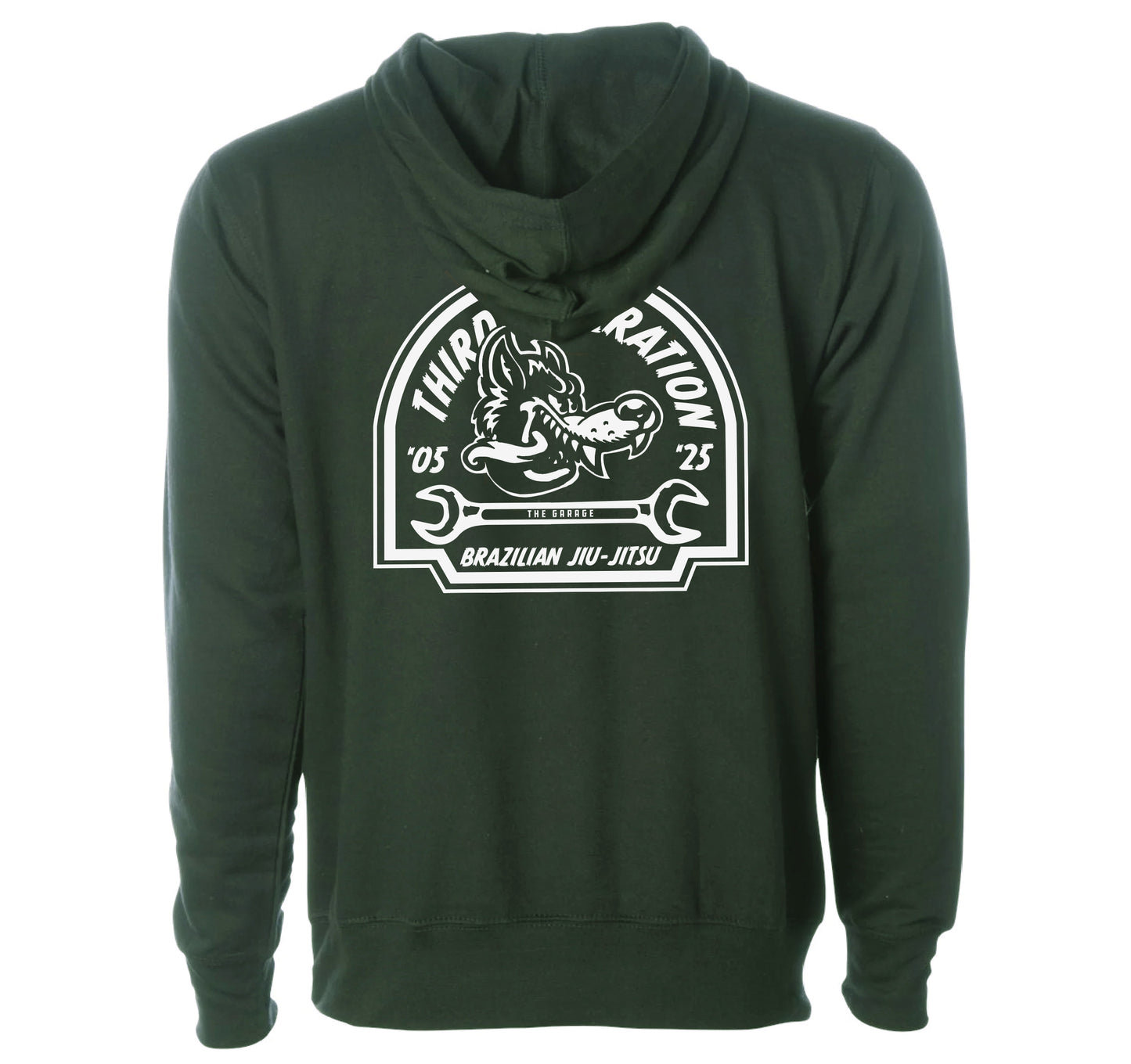 Hoodie: 3G 20th - The Garage Era Wolf and Wrench