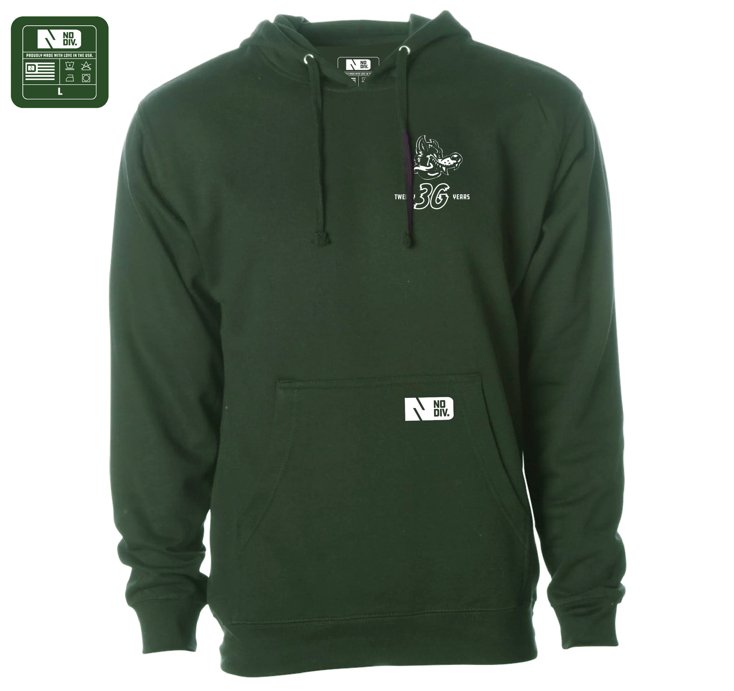 Hoodie: 3G 20th - The Garage Era Wolf and Wrench